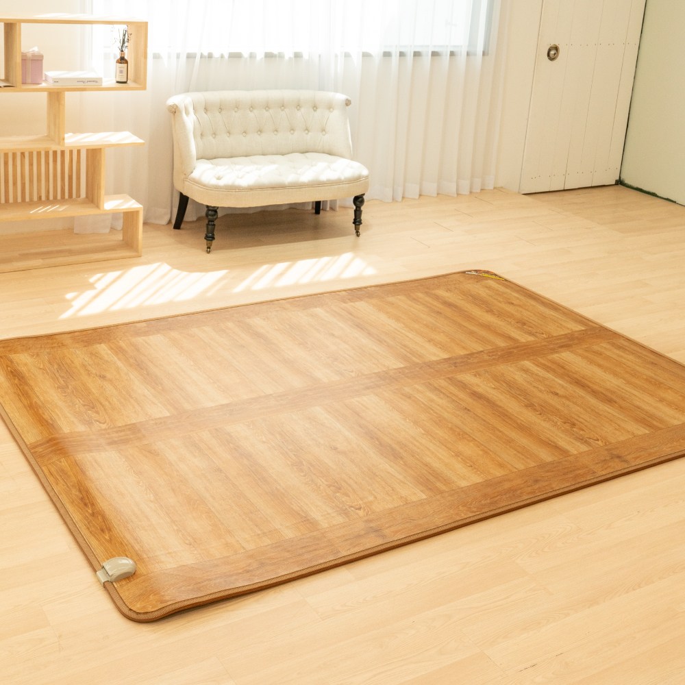 사계절구들장 전자파안심 거실 전기장판 대청마루 한일구들장 본사직영, 6인용 (270X183cm) 149,000원