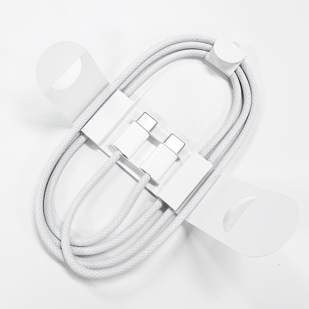 애플 정품 C to C타입 고속 충전 케이블 우븐 아이폰17 16 15 아이패드 워치 카플레이 호환, 1개, 화이트(우븐), 1m 17,900원