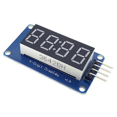 아두이노 시계 FND 7세그먼트 LED 디스플레이 모듈 Arduino TM1637-CLOCK-Module 1,050원