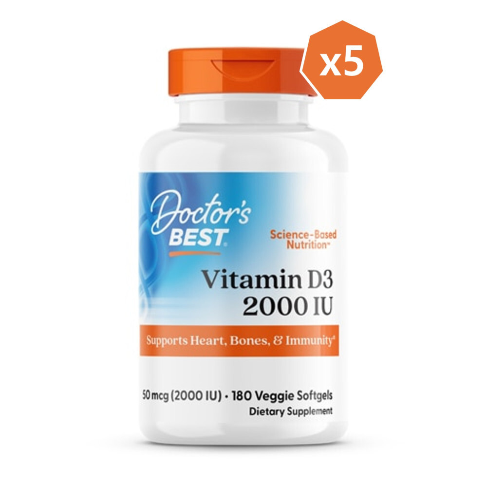 닥터스베스트 비타민 D3 2000 IU  베지소프트젤 180정 x5 124,700원