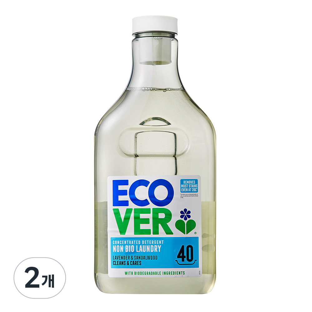 에코버 고농축 액상 세탁세제 라벤더 & 샌들우드, 1.43L, 2개 46,890원