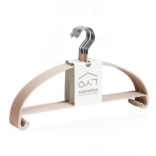 일상가 내구성좋은 공간절약 [프리미엄] 라운드 숄더 논슬립 어깨뿔방지 옷걸이, 20개, 베이지핑크 26,900원