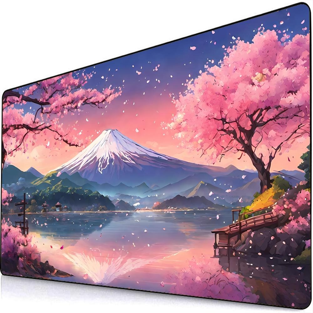 벚꽃 풍경 XXL 대형 마우스패드 900x400x3mm 고해상도 인쇄 미끄럼 방지, 1개, 01 21,800원