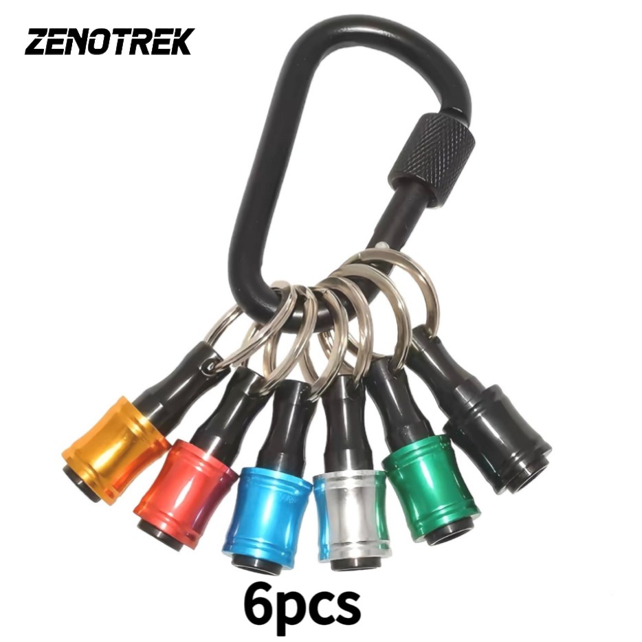 제노트렉 비트걸이 컬러 육각비트 소켓 홀더 비너 6pcs 풀세트 8,900원