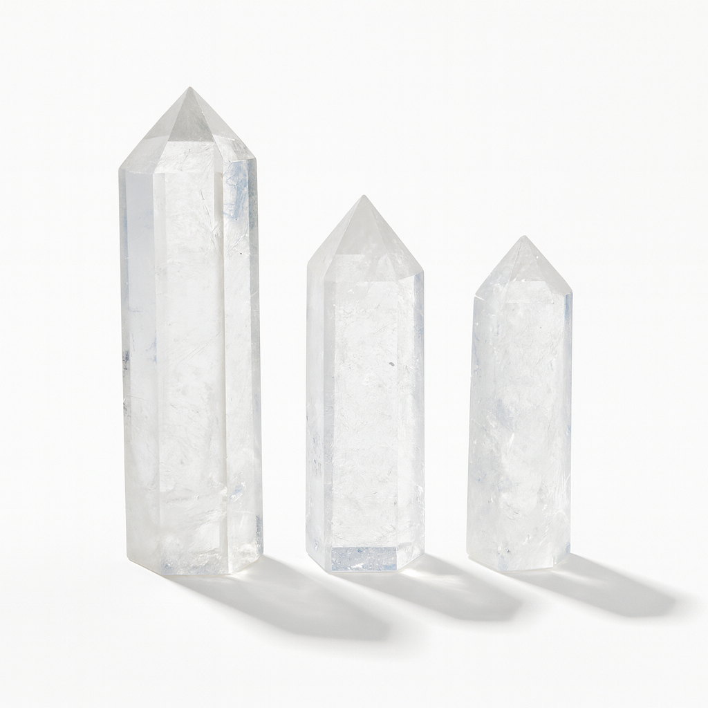 천연석 백수정 클리어쿼츠 포인트 원석 3종 세트 치유 명상 수호석 정화 차크라 54,070원