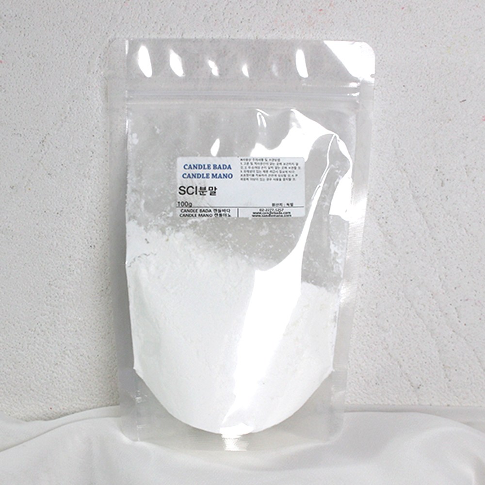 캔들바다 SCI분말(약산성비누) 비누만들기재료 /계면활성제, [ 500g ], 1개 24,000원