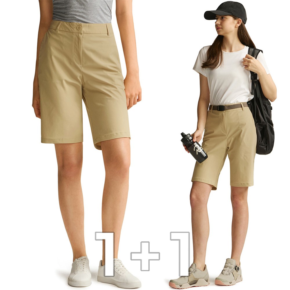 [1+1] CQR 여성 아웃도어 버뮤다 스판 반바지 35,800원