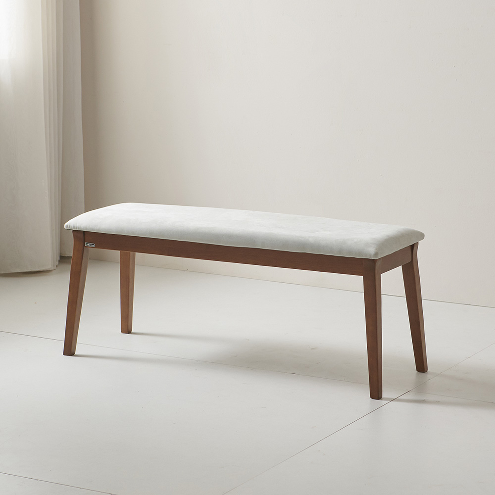 더끌림 루나 고무나무 원목 벤치, 1개, 브라운 86,900원