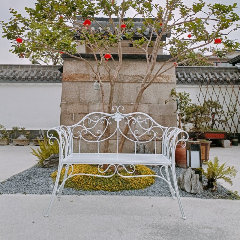 야외 벤치의자 앤틱 테라스 철제 정원 카페 레스토랑 75,400원