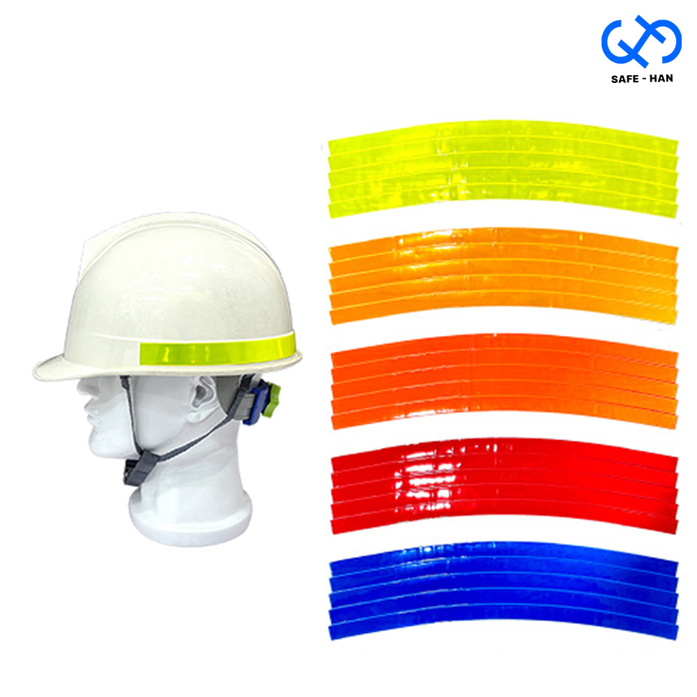 안전모 반사 라운드 식별띠 무지 5개 450x20, 형광(5개) 3,600원