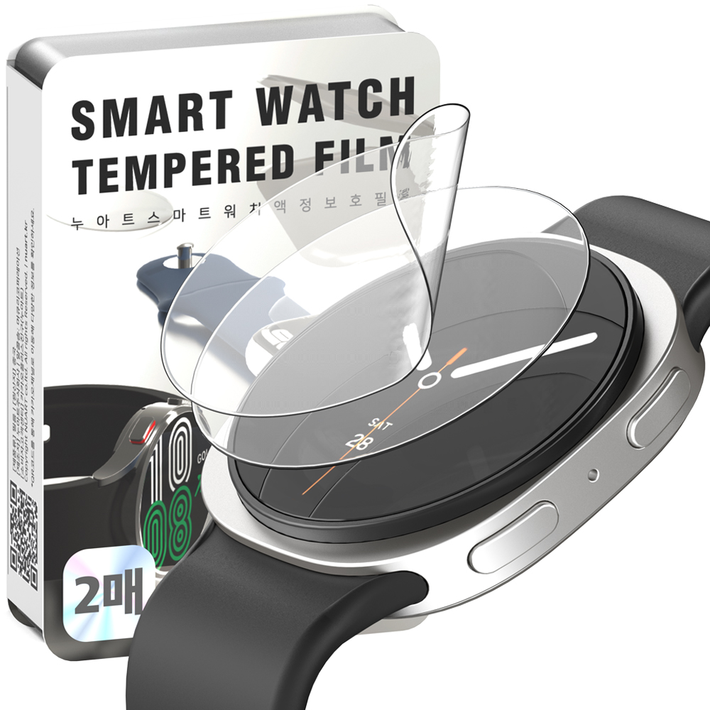 누아트 갤럭시워치 호환 자가복원 액정보호필름, 투명, 1세트 4,900원
