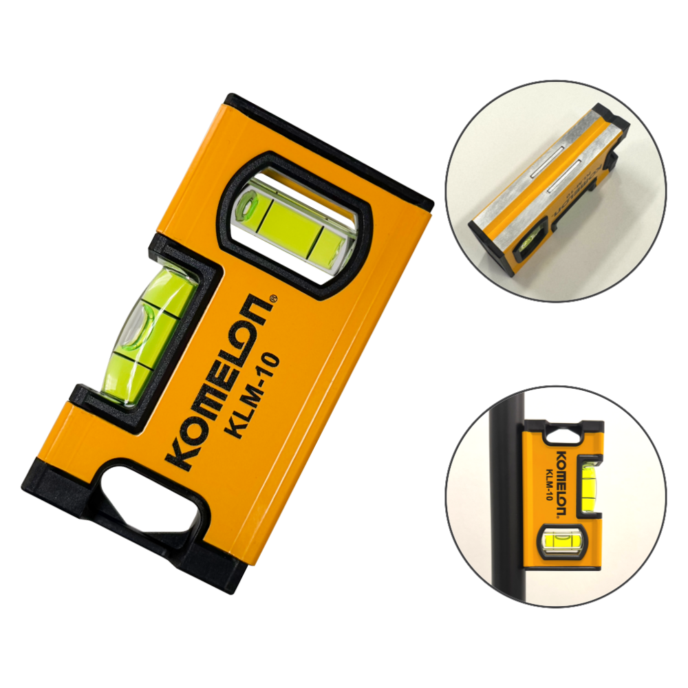 코메론 KLM-10 미니수평기 100mm 초강력 자석 수평대 마그네틱 수평계 10,000원