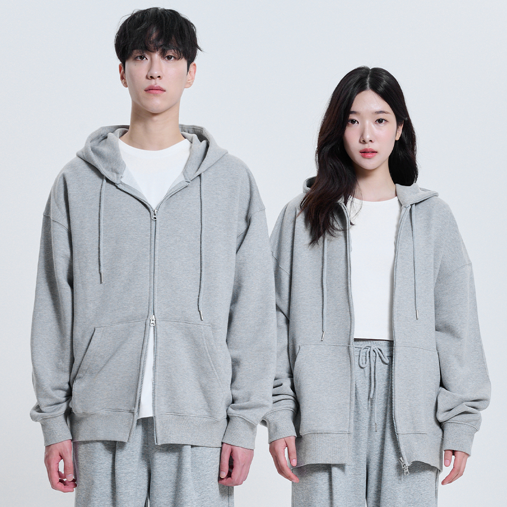 포슈어 남녀공용 오버핏 투웨이 후드 집업 25,290원