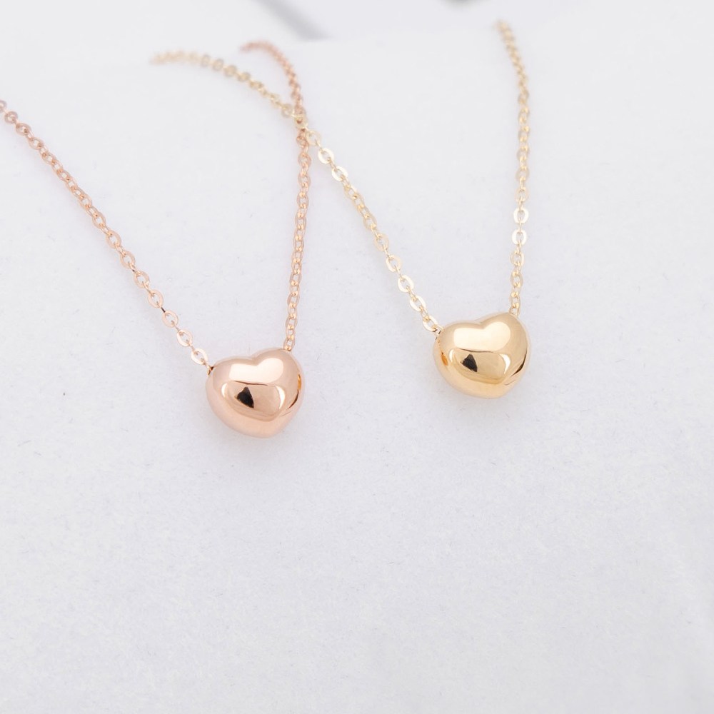 루키스톤 18k 통통 하트 목걸이 18k목걸이 447,000원