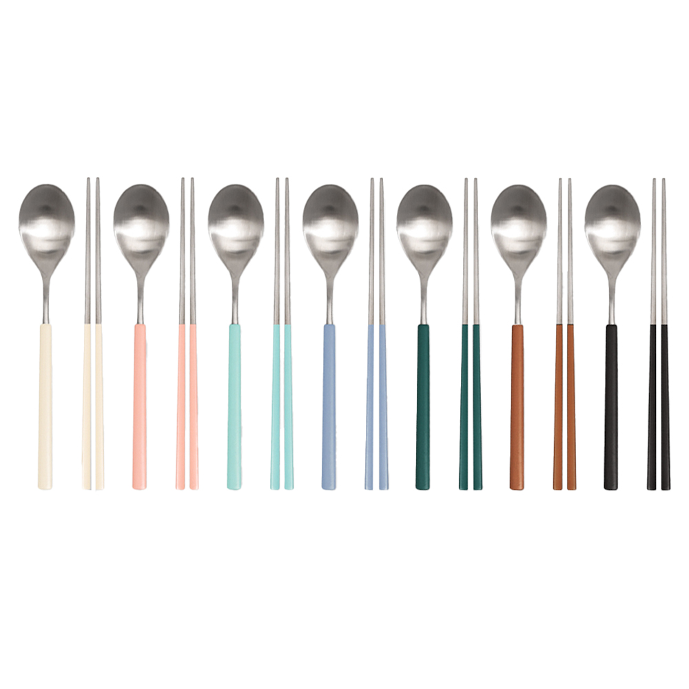 라온누리 스크래치 없는 델라 올스텐 컬러 수저 7벌 세트 62,900원