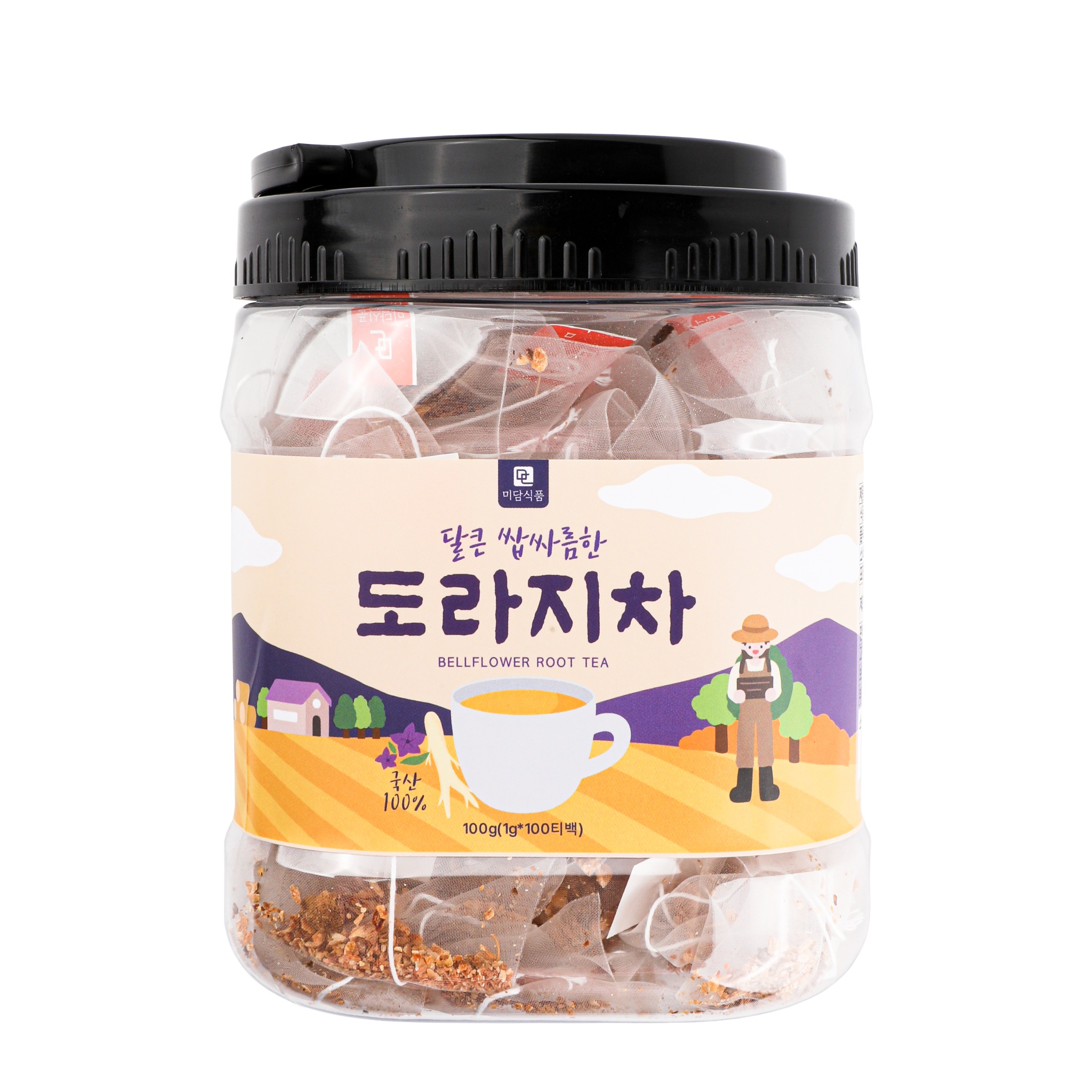 [식물유래 안심 생분해필터] 미담식품 도라지차 삼각티백 16,900원