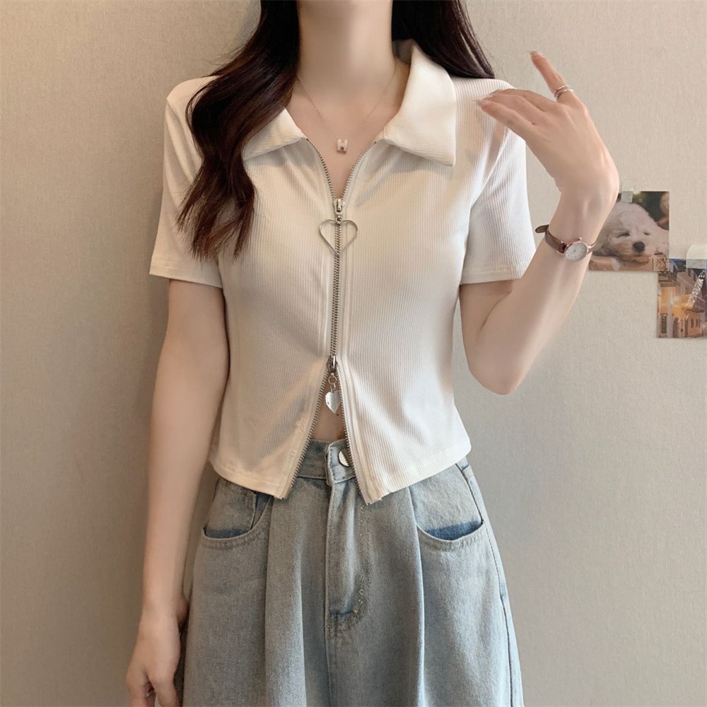 besteffie 여성용 봄여름 반팔 니트 집업 가디건 심플 베이직 스타일 K85 23,520원