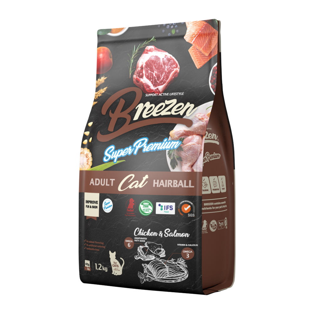 브리젠 슈퍼프리미엄 어덜트캣 고양이 기능성 사료, 1개, 1.2kg, 헤어볼 17,900원