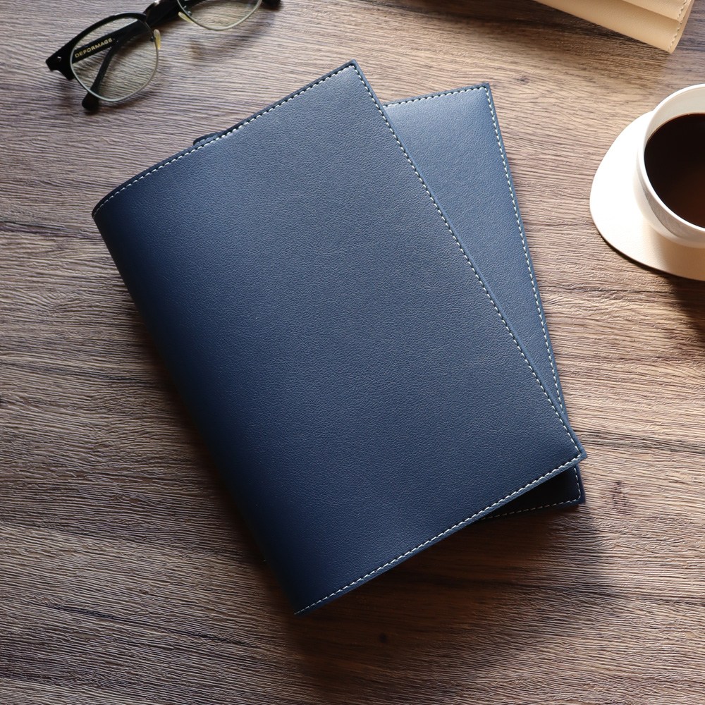 [각인가능]오브리즈 공방 가죽 북커버 책커버 A5 B6 다이어리 커버, 1개, 46배판(일반형) 네이비 12,400원