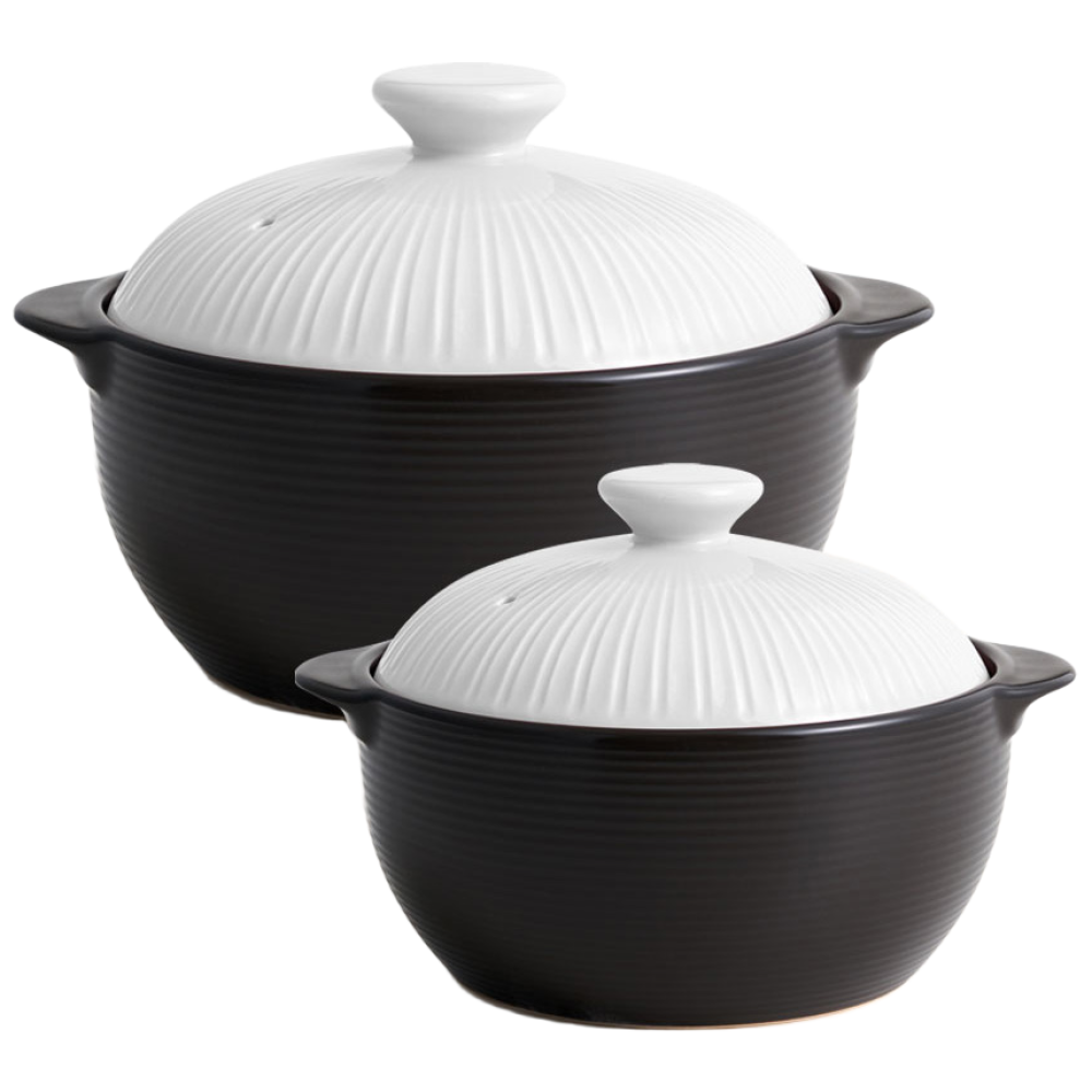 [한국도자기리빙] 리한 라인팟 무균열 뚝배기 2종세트 18+16cm 화이트, 1개 85,900원