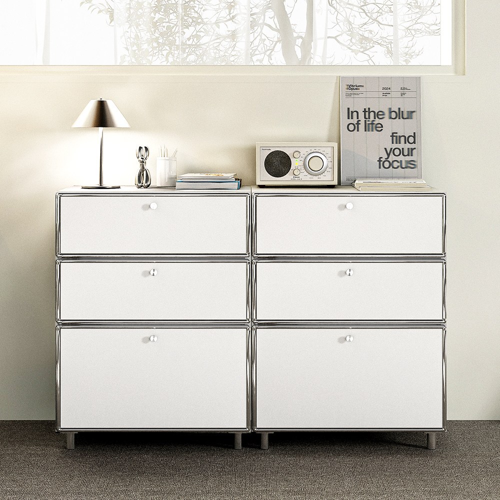 모네르 모듈 서랍장 시리즈 2단 3단 드레스룸 거실 미드센츄리 수납장 2colors 148,900원