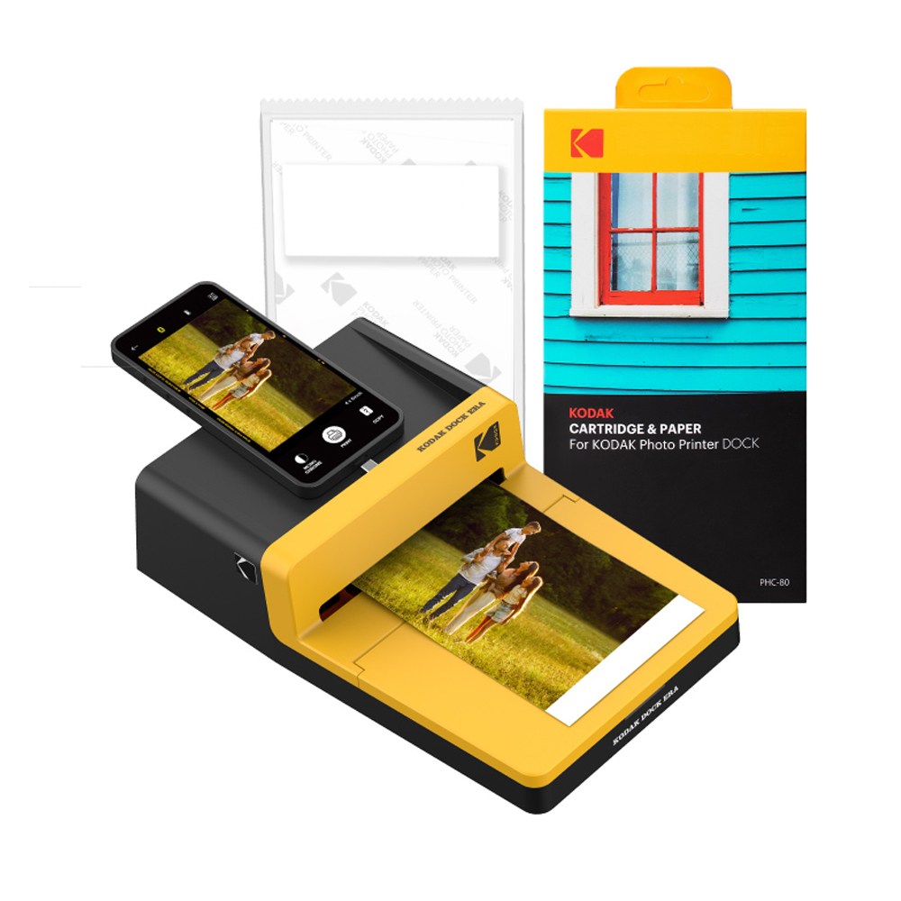 코닥 도크 ERA D600+카트리지 90매 번들 가정용 포토프린터 핸드폰 사진인화 스냅사진 필름인화 포토카드 코닥필름 필름인화 휴대용프린터 사진인화기 사진출력 199,000원