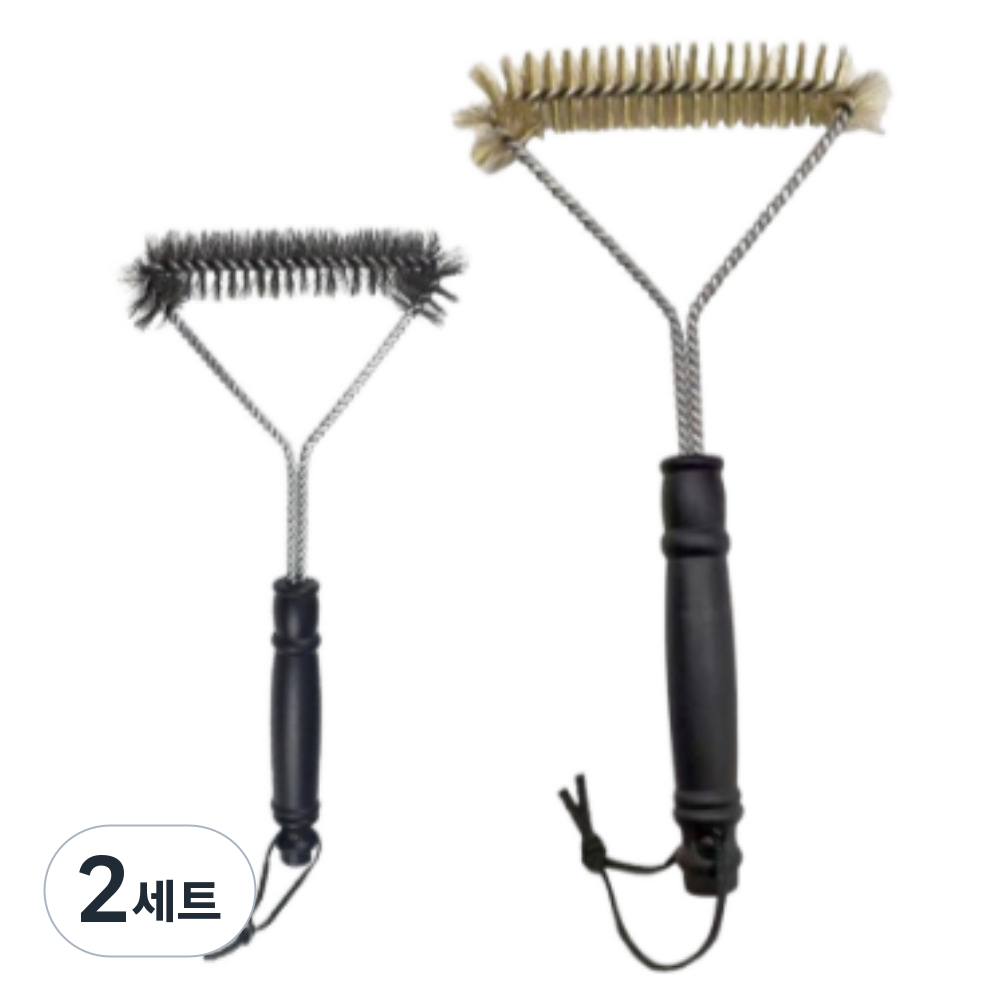 와이엔케이더밸류 바베큐 그릴 청소 브러쉬 2종, 2세트 19,800원