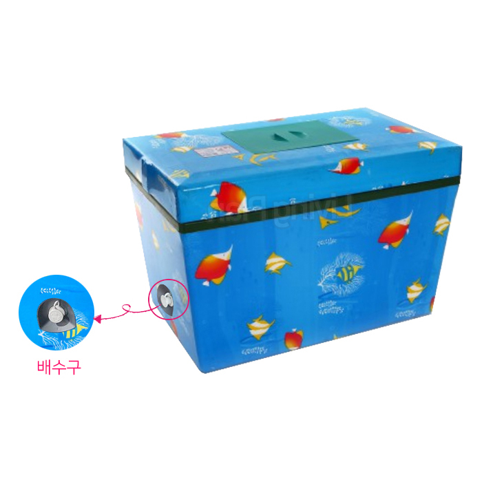 리빙플랜 배수구형 스티로폼 아이스박스2호 아이스박스 왕왕대 145L 업소용, 1개 106,000원