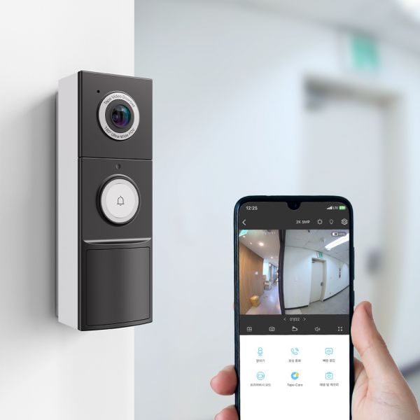 티피링크 Tapo D235 스마트 도어벨 500만화소 현관 카메라 CCTV 무선 배터리 충전 인터폰 초인종 361,400원