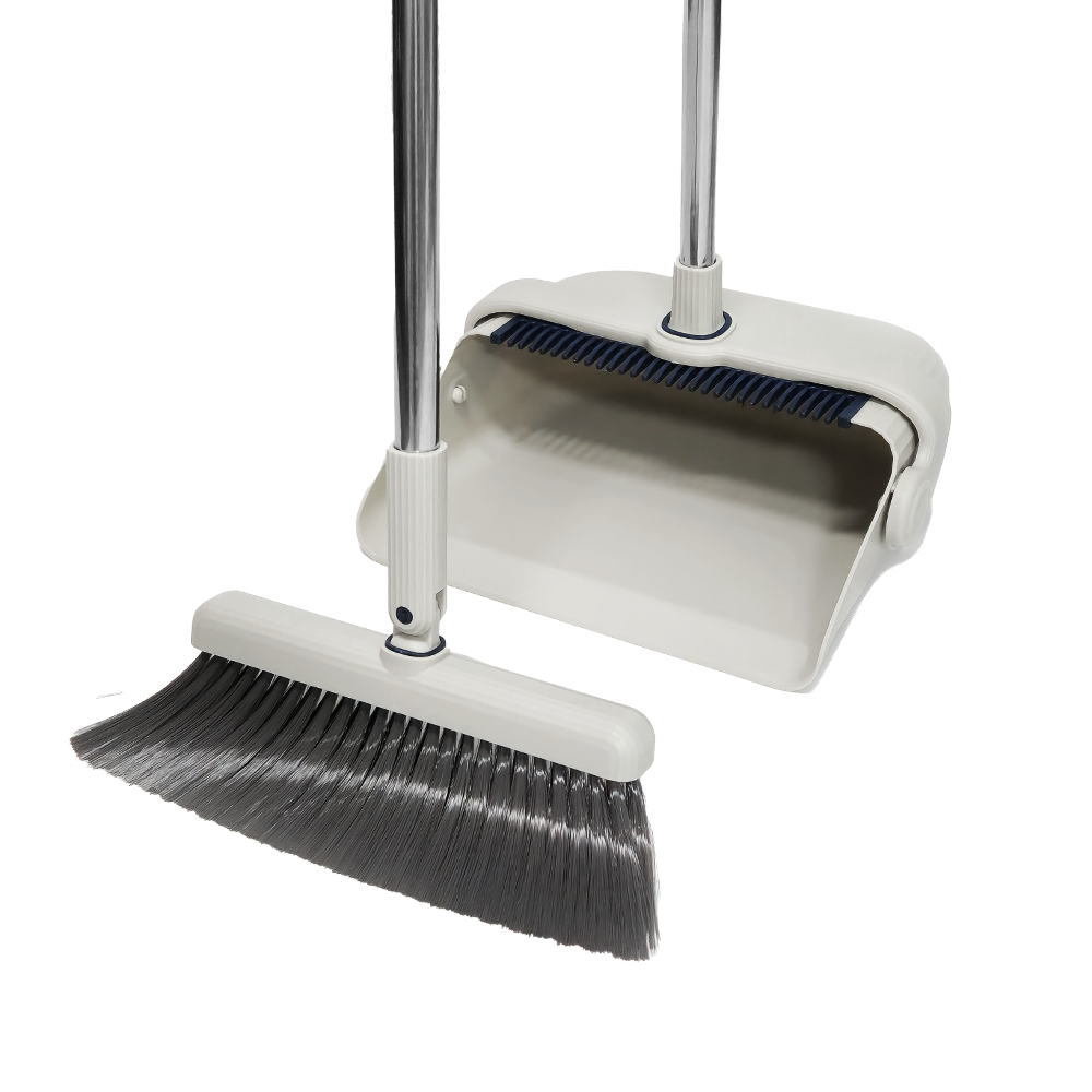 라프 실내 빗자루 쓰레받기 세트 슬림폴 각도조절 청소세트, 라이트그레이 슬림폴, 1개 13,890원