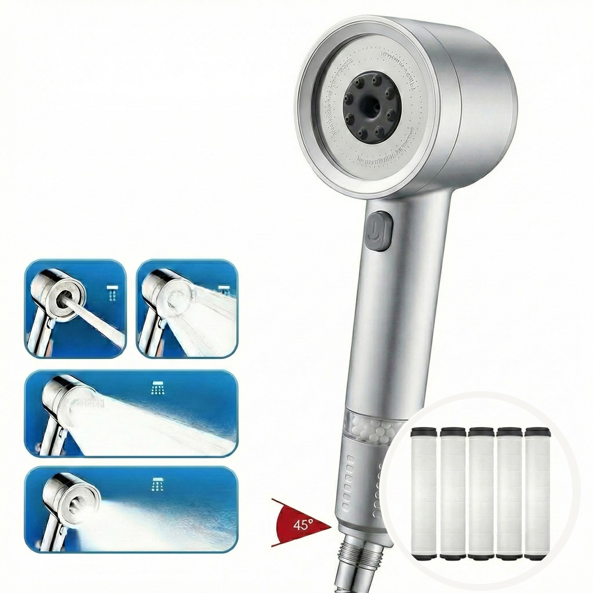 소소상점 절수 고압 온오프 필터형 샤워기헤드 14,900원