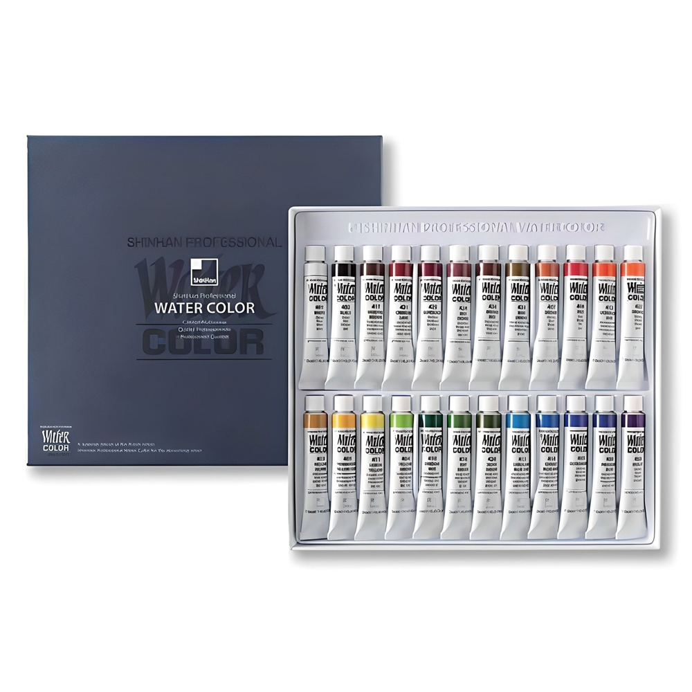 신한화구 전문가용 수채화물감 세트 23,500원