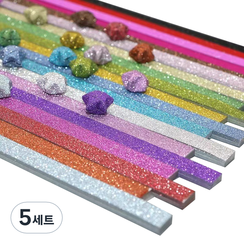 미소로운 이벤트 양면 별 종이접기 멀티페이퍼 트윙클 컬러 360p 세트 61,380원