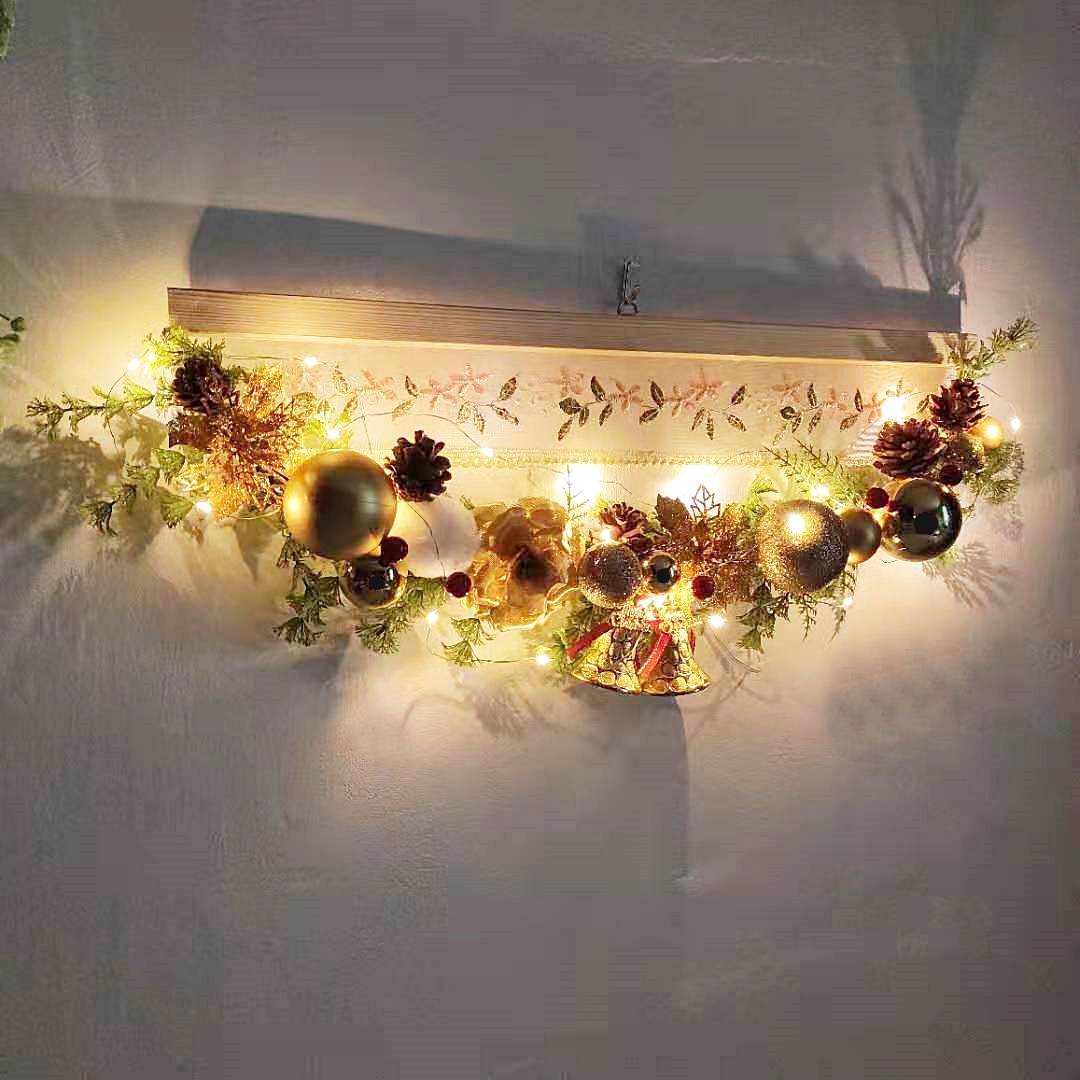 가더GADE 조화가랜드 크리스마스리스 벽트리 이색트리 벽장식 인테리어소품꽃실크플라워장식 오너먼트 원목 자수레이스 49,900원