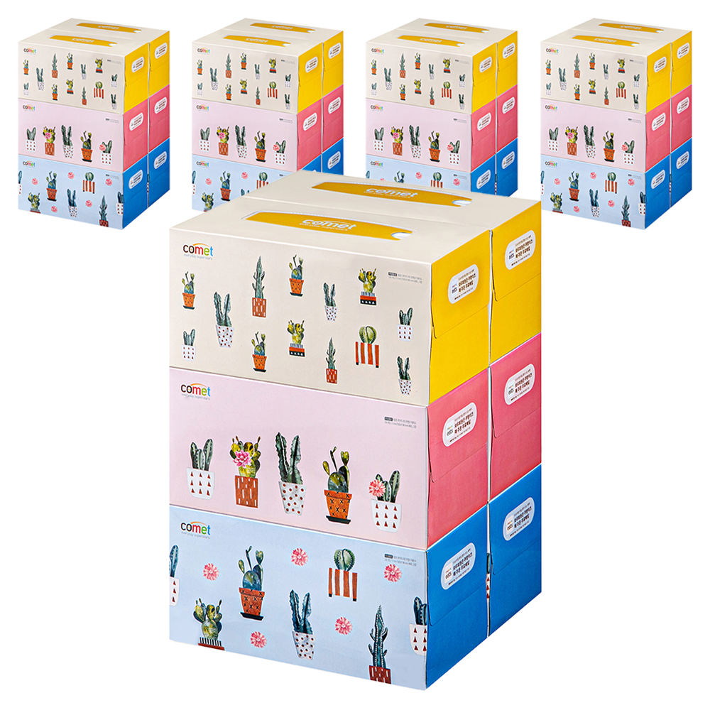 코멧 프리미엄 부드러운 천연펄프 미용티슈 44,310원