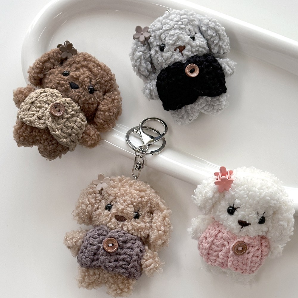 [stylebasic] 신상추가 뽀글이 강아지 조끼 인형키링 가방키링 열쇠고리 가방 악세사리 12,900원