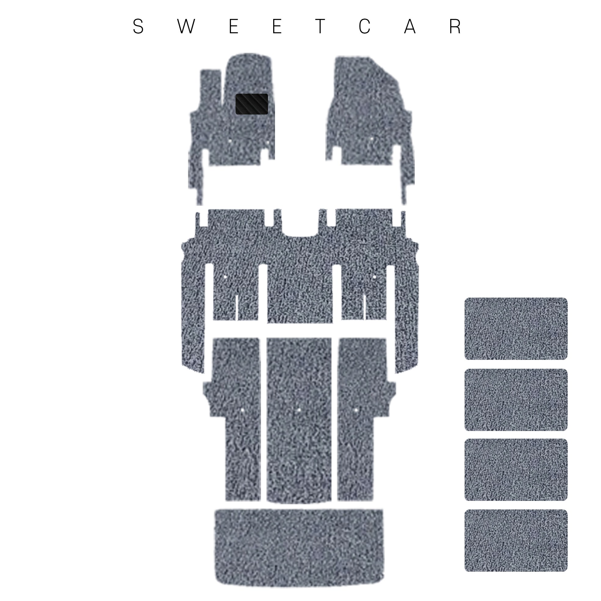 스위카 카니발 매트 올뉴 더뉴 매트 7인승 9인승 11승 확장형 코일매트 98,000원