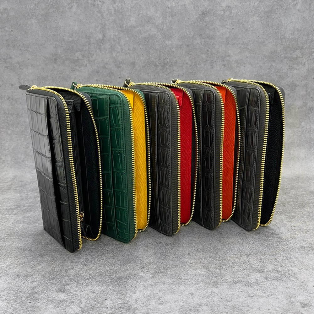 더퀴르 여성 리얼 악어가죽 명품 지퍼 장지갑 선물 368,000원
