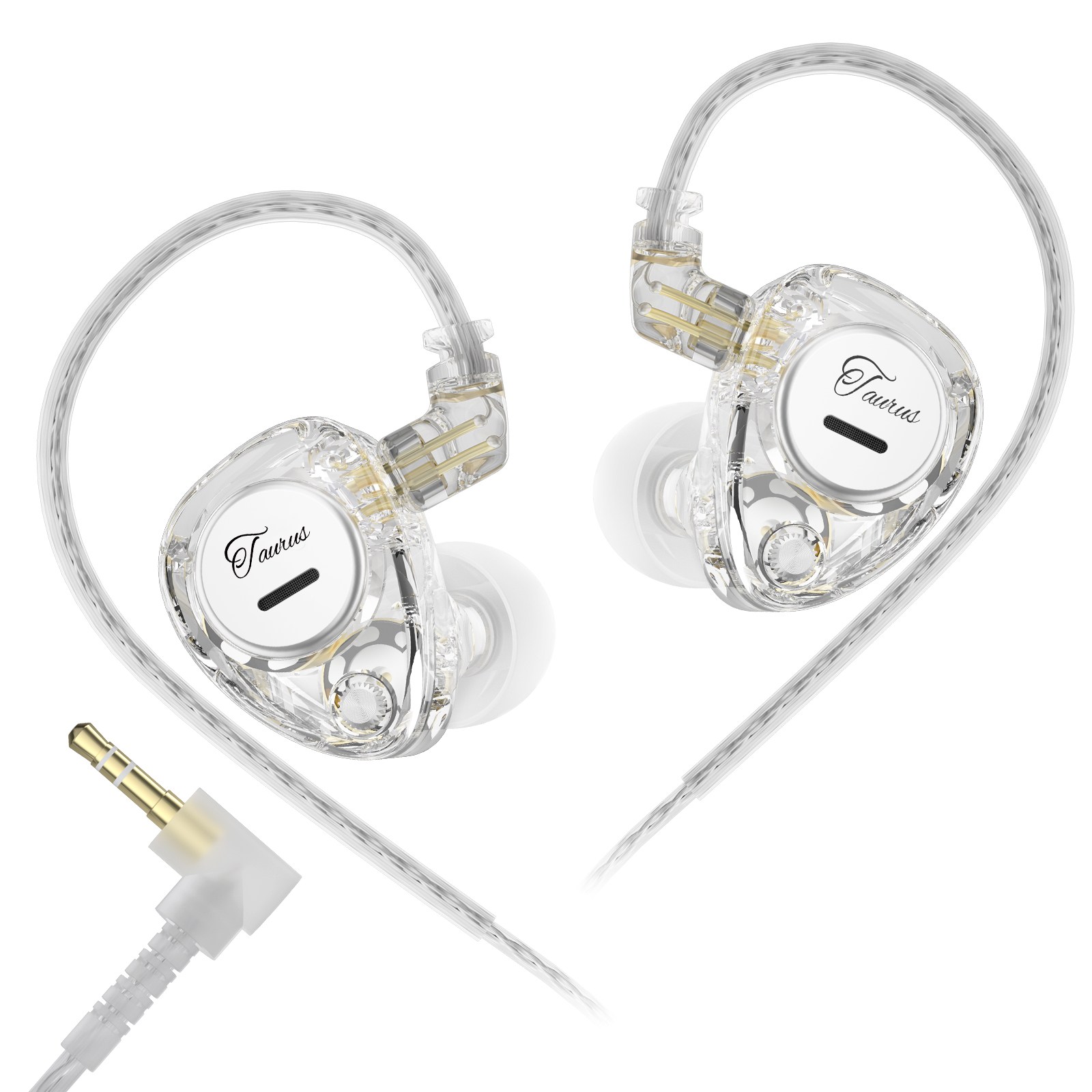 Keephifi KZ Taurus 유선 HIFI 게이밍 이어폰 IEM 인이어 이어폰, 투명 30,000원