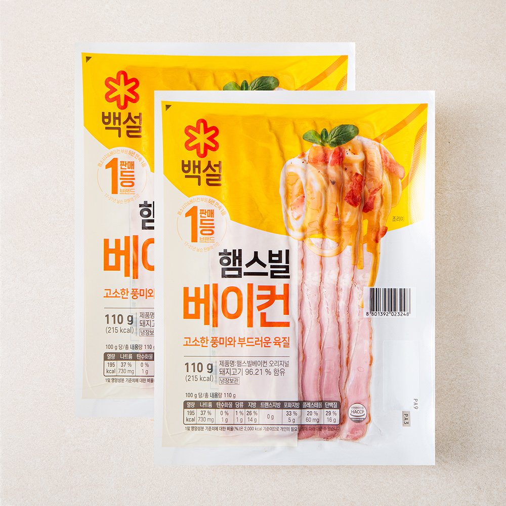 [로켓프레시] 백설 햄스빌베이컨 오리지널 5,850원