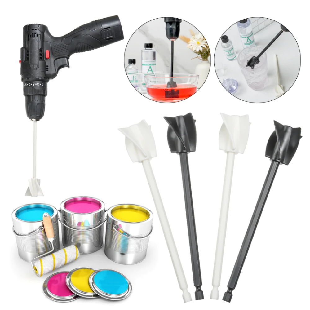 페인트 레진 에폭시 시멘트 혼합 믹서 교반기 전동드릴 호환 3,610원