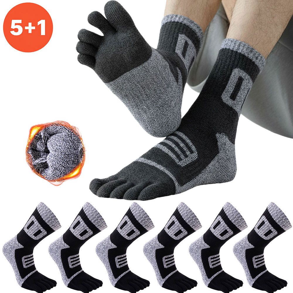 5+1 코지레이스 남자 기능성 스포츠 등산 발가락양말 러닝 무좀 중목 양말 19,900원