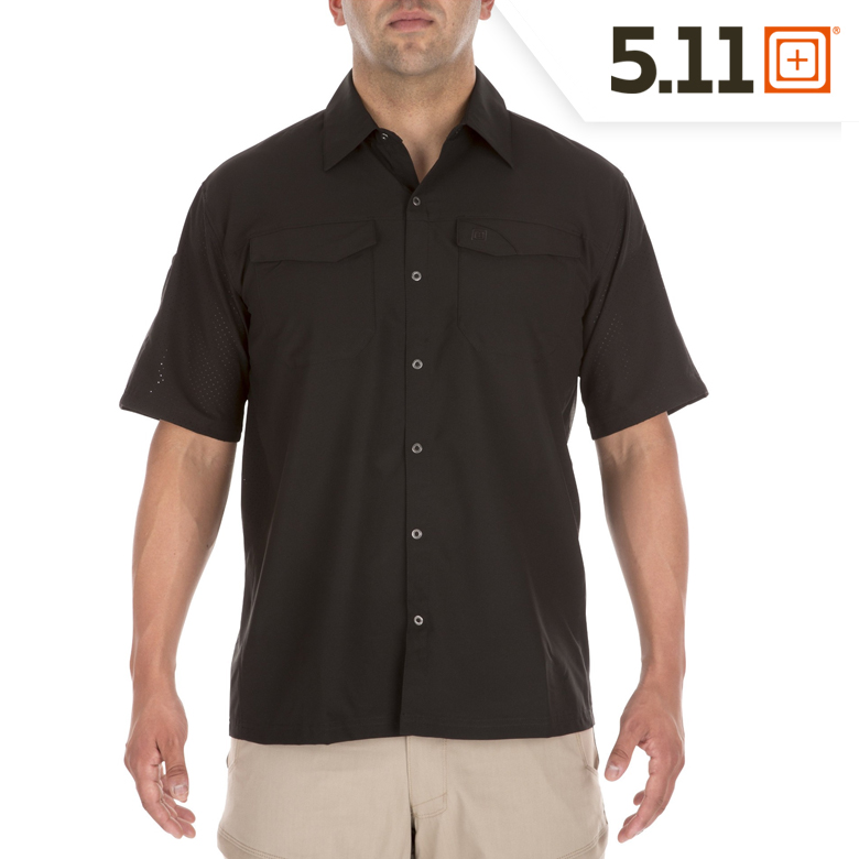 [5.11택티컬] 프리덤 플렉스 우븐 반팔 셔츠 (블랙) 134,400원