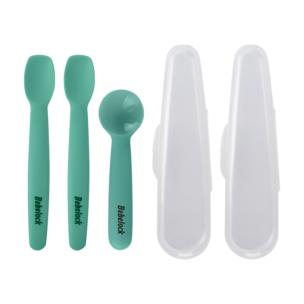 베베락 엘파 실리콘 스푼세트 1단계(2P)+2단계(1P)+케이스(2P) 9,900원