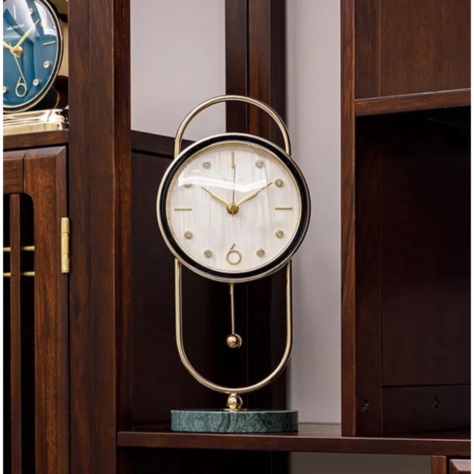 무소음 모던 심플 럭셔리 대리석 원형 추시계 156,000원