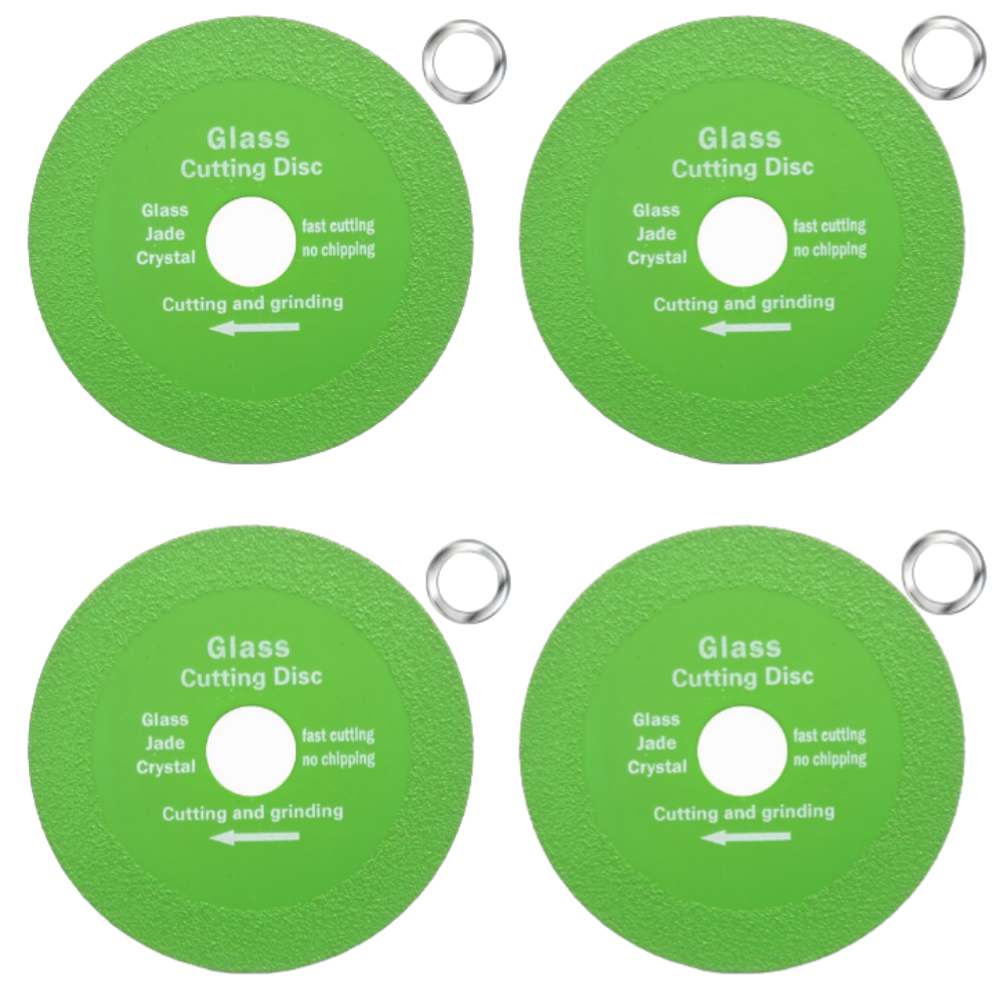 HBN 4인치 고경도 다이아몬드 휠 유리 절단날 절단석 4개 세트, 1세트 12,990원