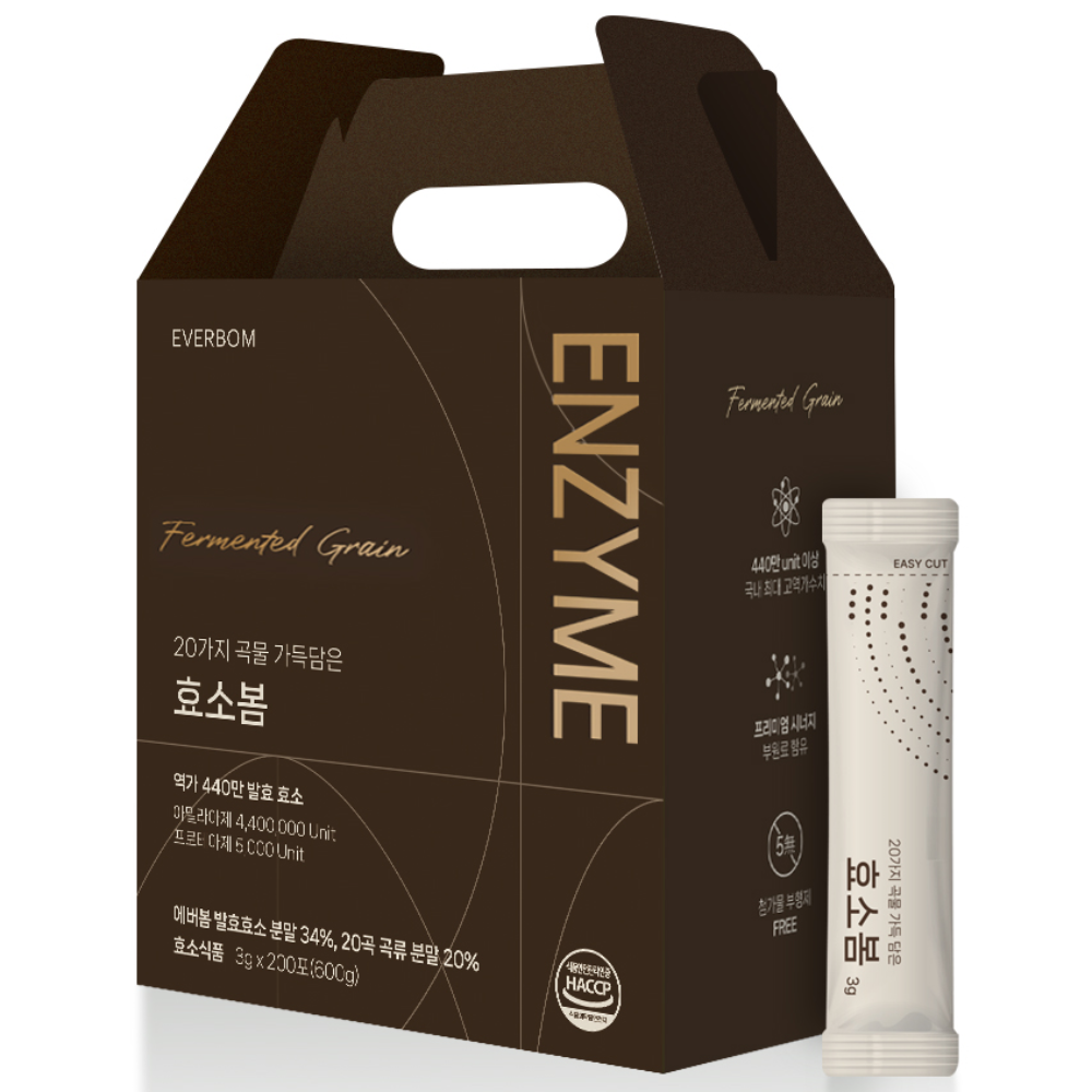 에버봄 효소봄 대용량(200포), 200개, 3g 320,000원