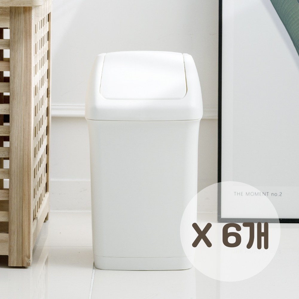 블랑 사각 페달 휴지통 2L 7L 10L 12L 20L 화이트 분리수거함 페달휴지통 종량제 10L 20L 재활용 가정용 업소용 휴지통 가정용휴지통 사무실 쓰레기통 76,000원