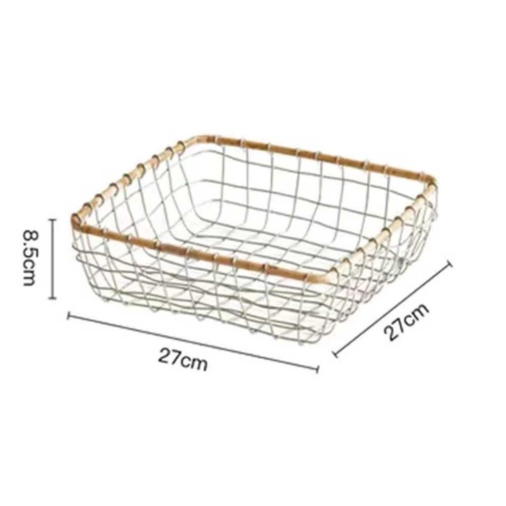 베이커리 철제 바구니 와이어 트레이 바스켓 바게트 수납 빵 매장 베이글 빈티지 진열대 23,200원