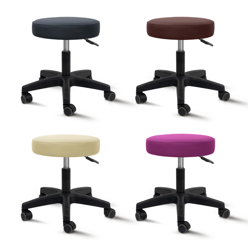 JM 미용 보조 의자 BS-121 스툴 속눈썹 네일 반영구 진료 진찰 원형의자 병원 침대의자 베드의자 - 한국, 5번 BS-121 JM미용의자(그레이) 77,000원